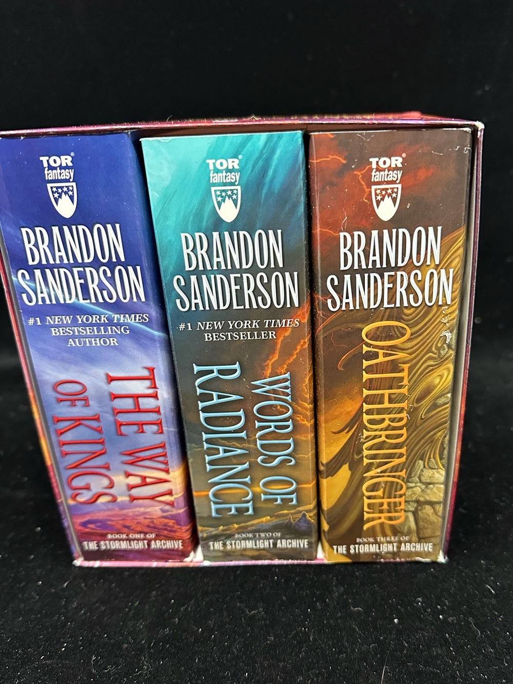 Brandon Sanderson The Stormlight Archive Box Set - Purple/Orange Sunset